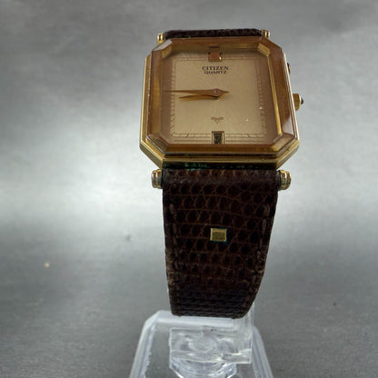 Citizen Watch Unisex 26mm Champagne Dial Gold Tone Date 3450-340141 PARTS6