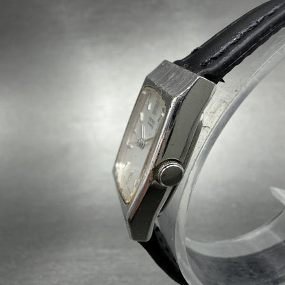 Seiko Tank Watch Women 16mm Silver Dial Silver Tone 2C21-5160 New Battery2