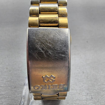 Seiko President Watch Men 36mm Gold Dial Gold Tone Daydate 5H23-8029 New Battery7