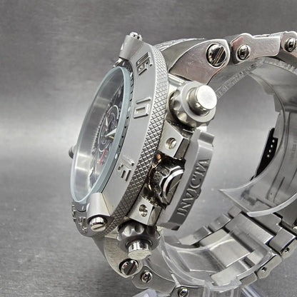 Invicta Sub Aqua Chronograph Watch Men 50mm MOP Dial Steel Daydate 4574 New Batt2