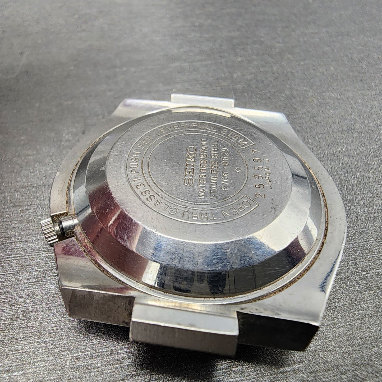 Seiko Automatic DX Watch Men 38mm Silver & Blue Dial Silver Tone Daydate PARTS8