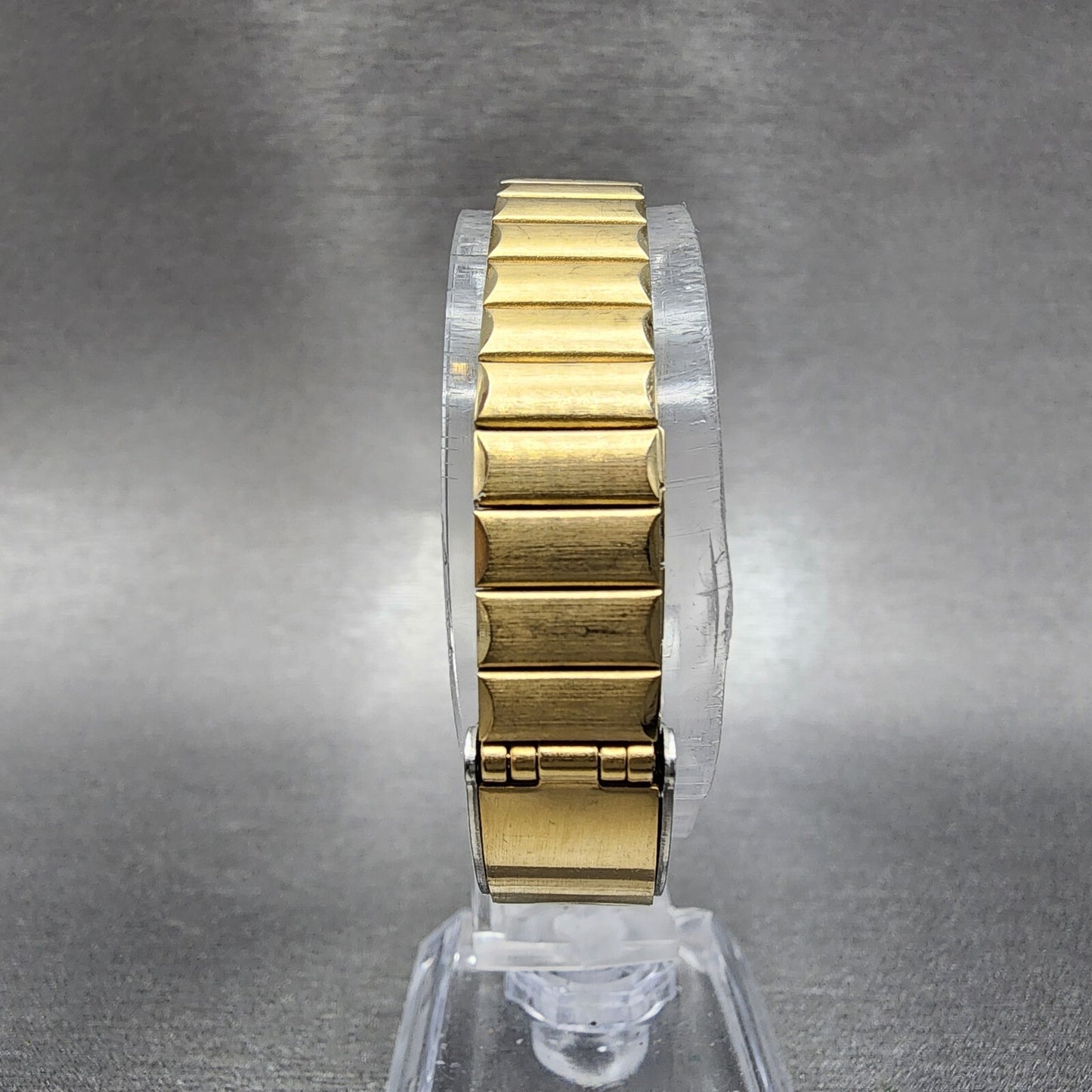 Junghans Noblesse Watch Women 19mm White Dial Gold Tone Rectangle New Battery7
