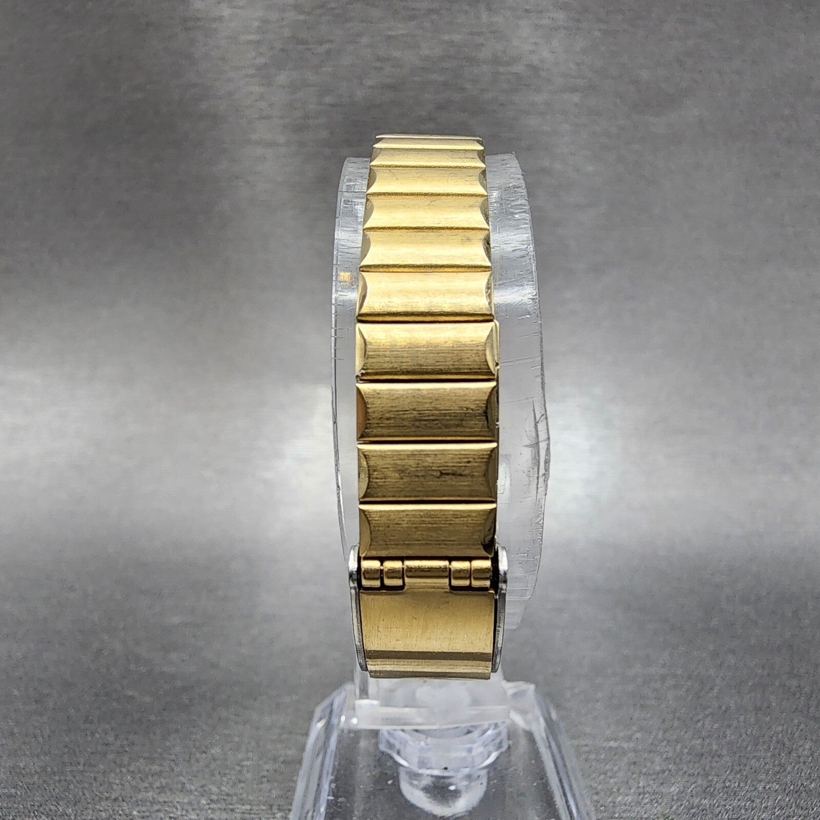 Junghans Noblesse Watch Women 19mm White Dial Gold Tone Rectangle New Battery7