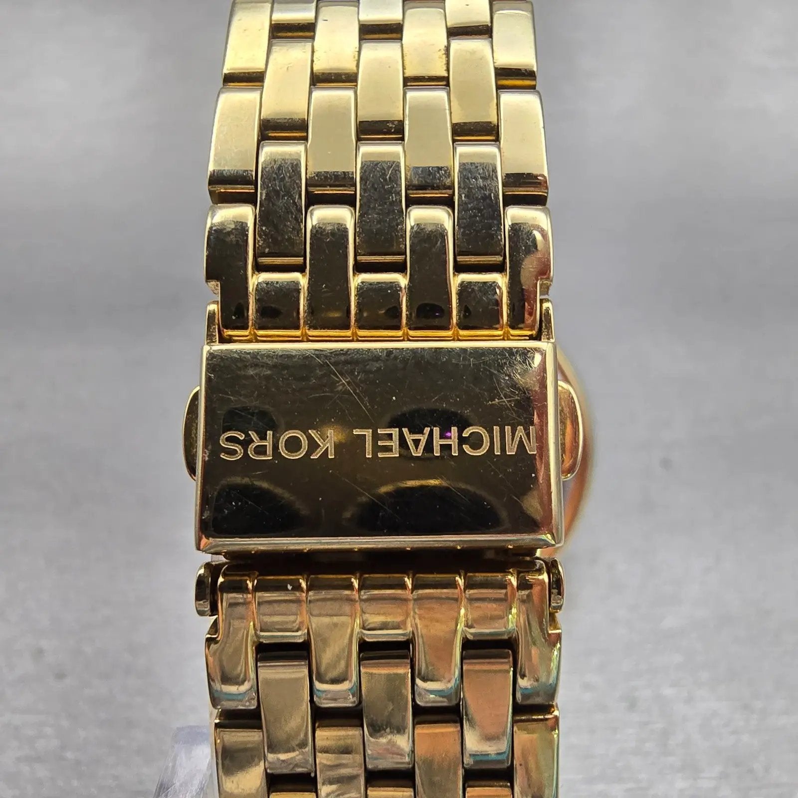 Michael Kors Darci Watch Women 39mm Gold Dial Gold Tone MK3398 New Battery7