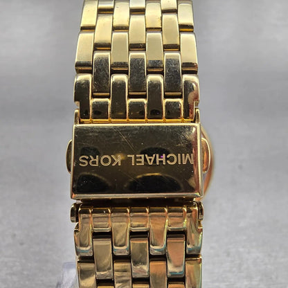 Michael Kors Darci Watch Women 39mm Gold Dial Gold Tone MK3398 New Battery7
