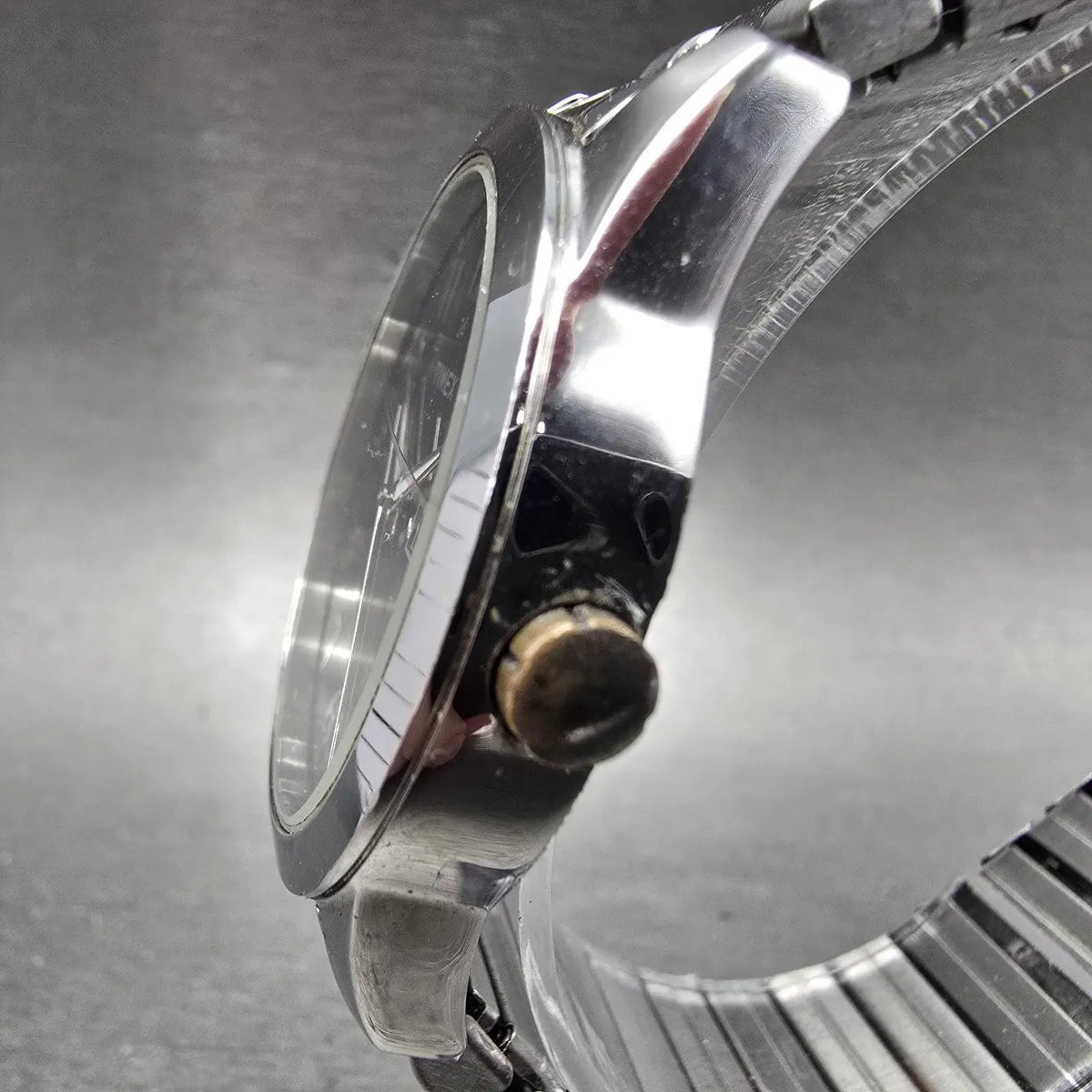 Timex South Street Sport Watch Men 36mm Black Dial Steel Daydate T2M932 New Batt2