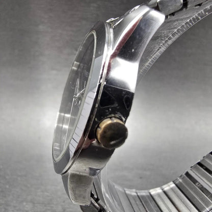 Timex South Street Sport Watch Men 36mm Black Dial Steel Daydate T2M932 New Batt2