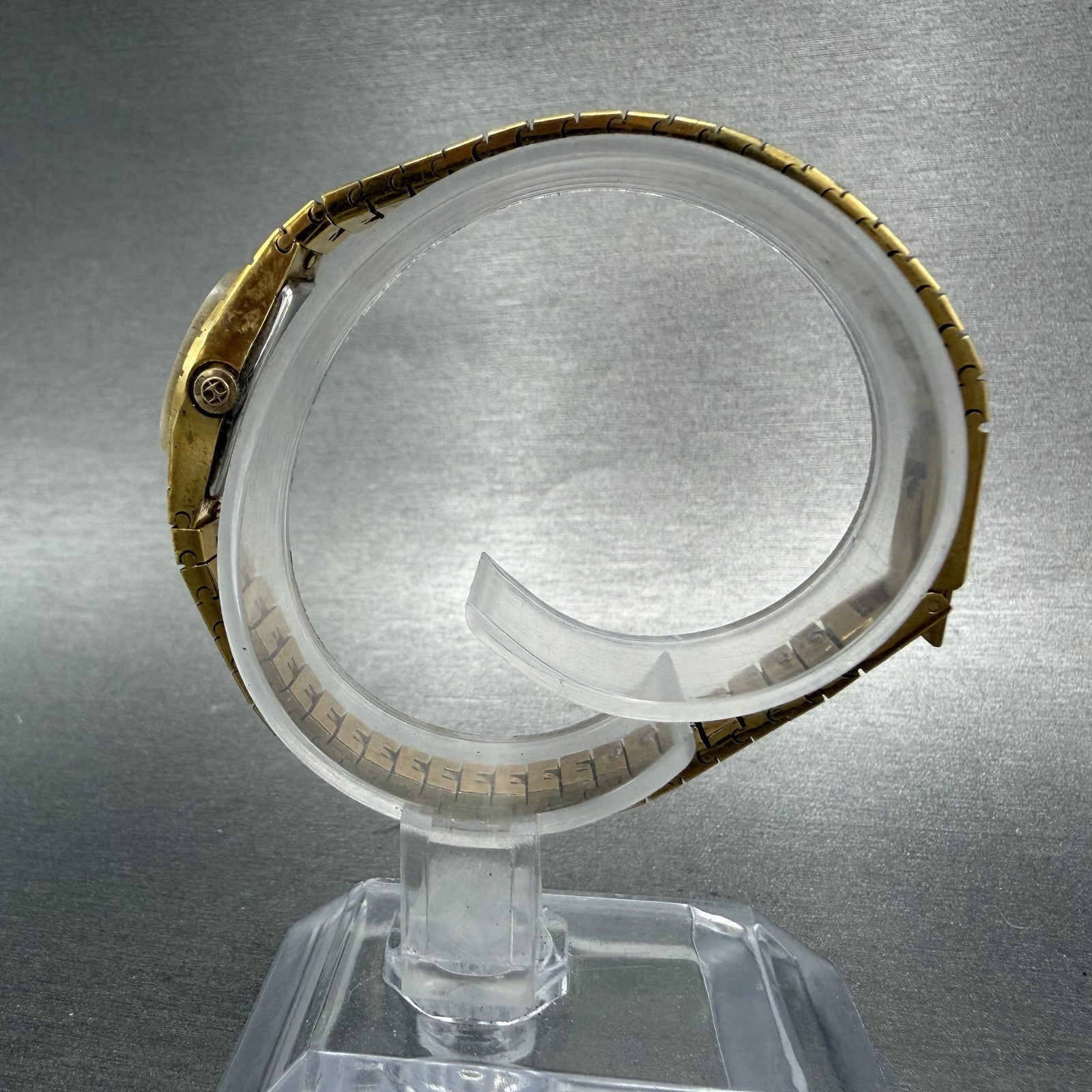 Hamilton Watch Women 16mm White Dial Gold Tone Oval New Battery Vintage6