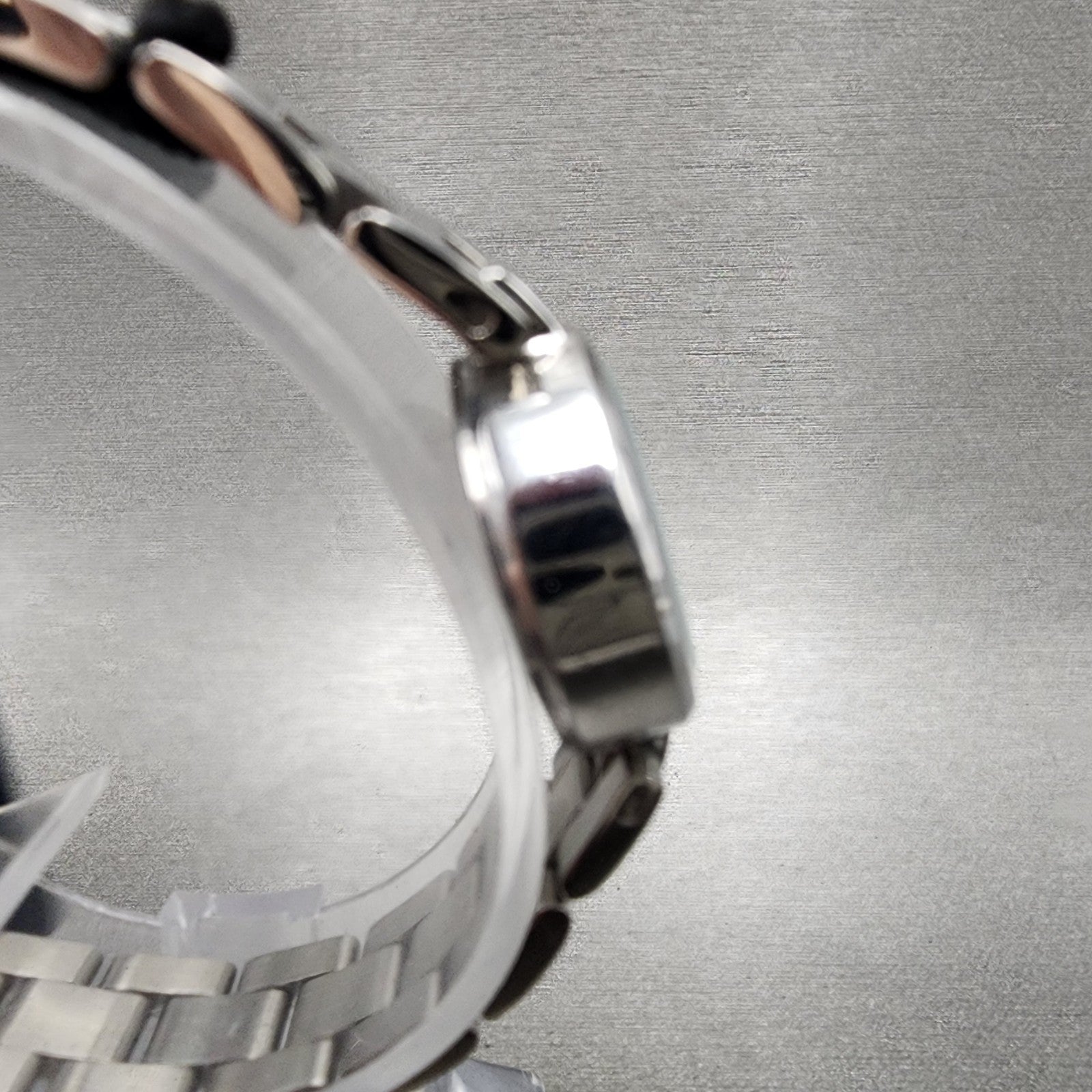 Technos Watch Women 19mm MOP Dial Silver Tone Round T1801 Bracelet New Battery3