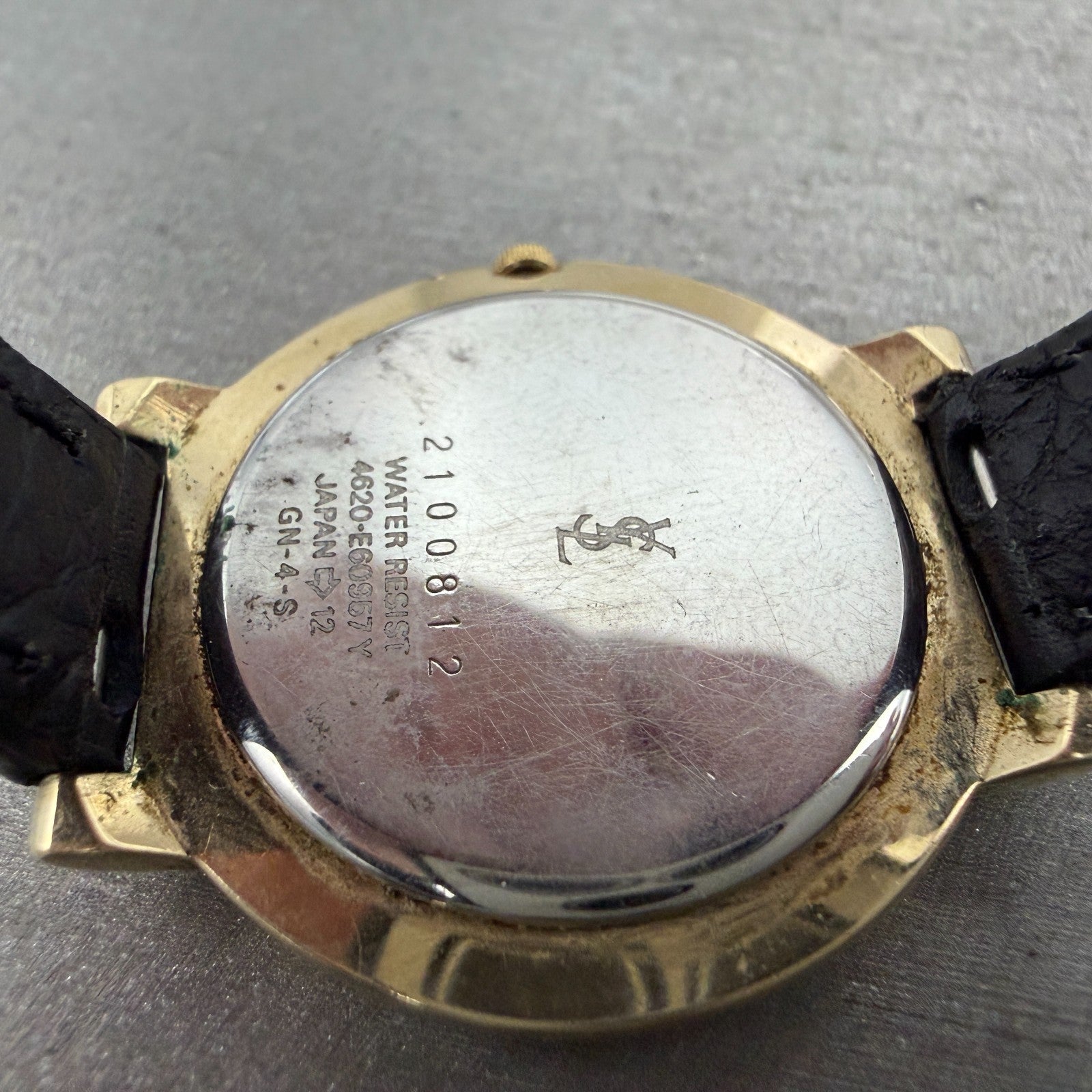 Yves Saint Laurent Watch Women 31mm Champagne Dial Two Tone 4620-E60957 New Batt9