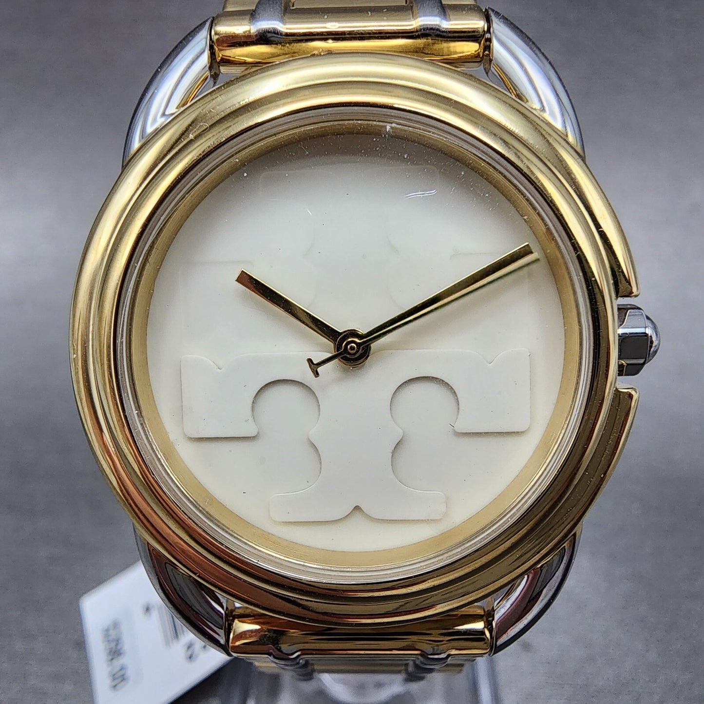 Tory Burch The Miller Watch Women 32mm White Dial  Two Tone Round TBW72221