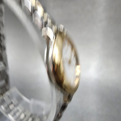 Seiko Avenue Watch Women 23mm White Dial Two Tone 1f210f50 New Battery3