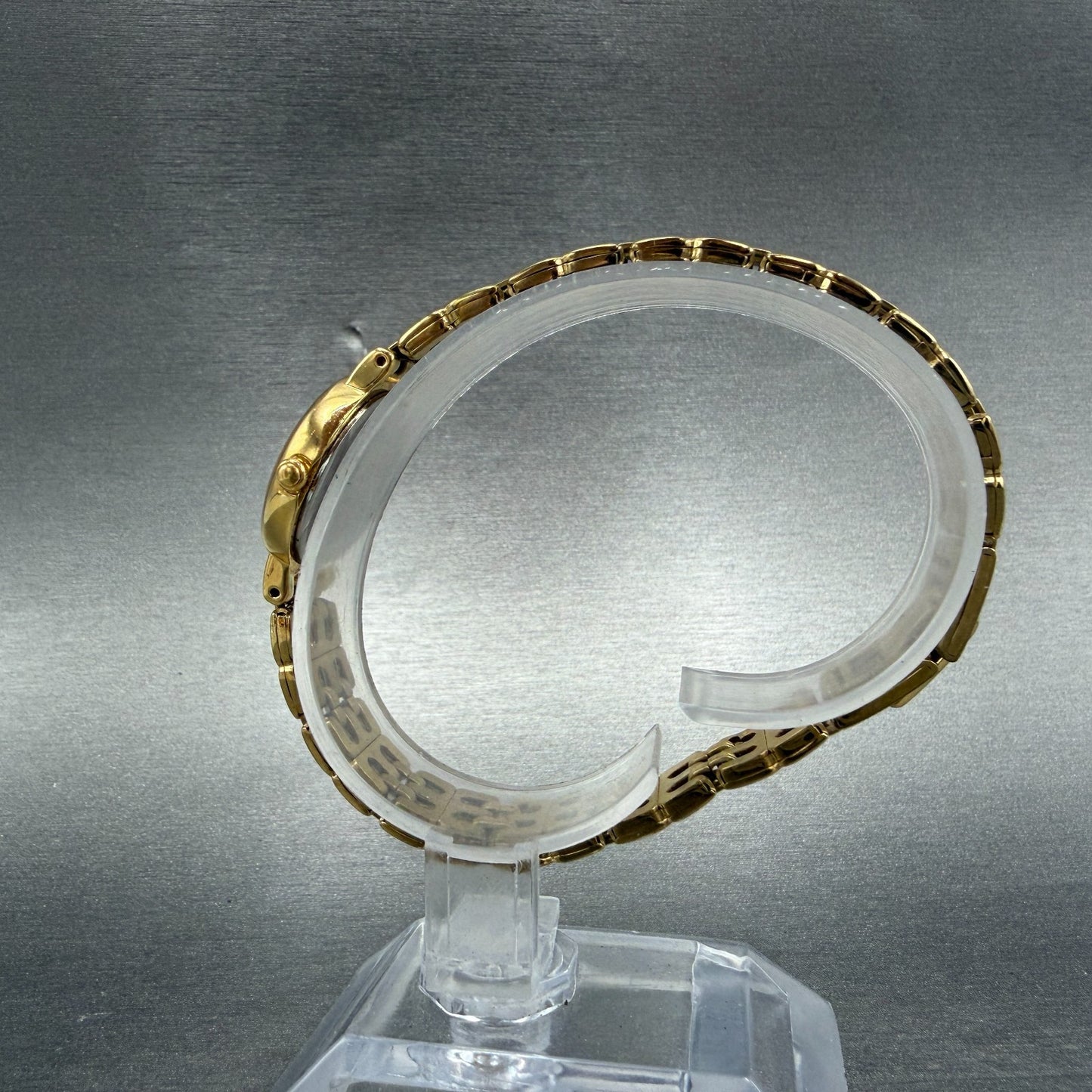 Seiko Watch Women 21mm Champagne Dial Gold Tone Round 1N00-1E09 New Battery LWF6