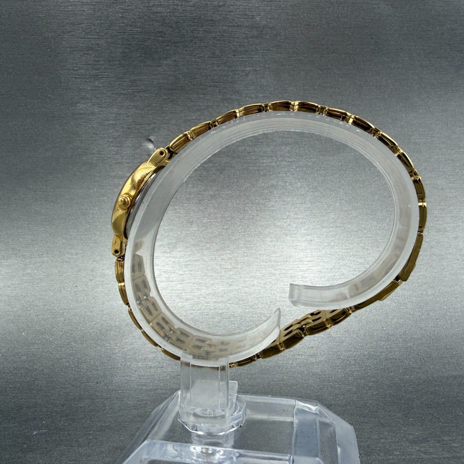 Seiko Watch Women 21mm Champagne Dial Gold Tone Round 1N00-1E09 New Battery LWF6