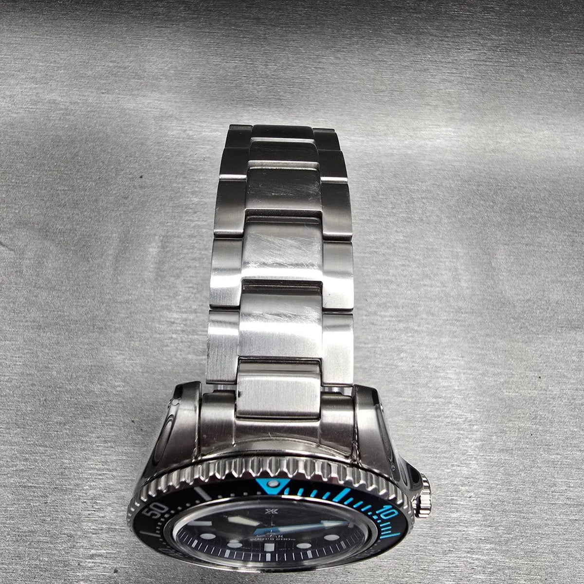 Seiko Prospex PADI Great Blue Watch Men 43mm Blue Dial Steel Solar SBDJ057 W/Box5
