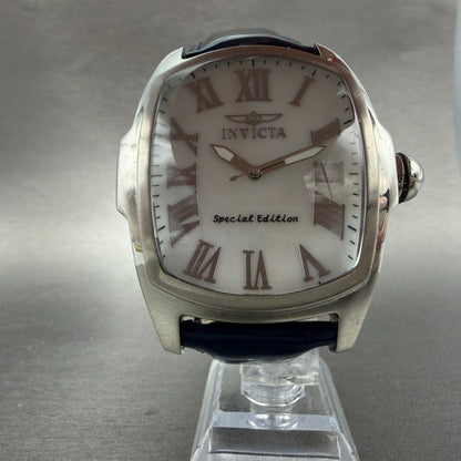 Invicta Lupah Watch Men 47mm MOP Dial Silver Tone Rectangle 20458 New battery6