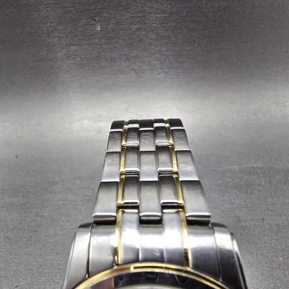 Bulova Precisionist Watch men 42mm Champagne Dial Two Tone Date 98B156 PARTS5