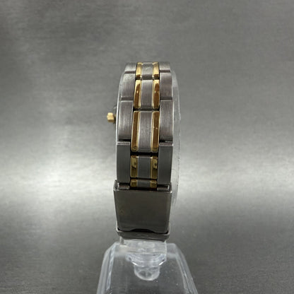 Wenger Swiss Military Watch Women 29mm White Dial Two Tone Date Round New Batt7