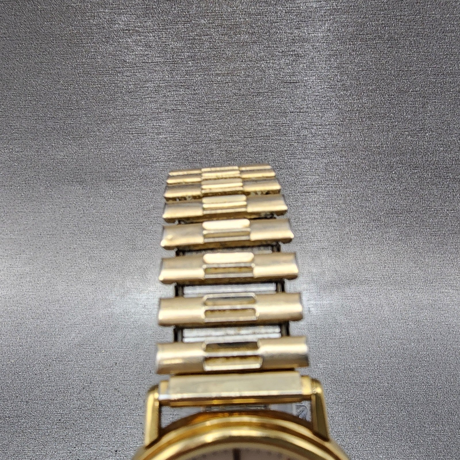 Omega Watch Men 34mm Gray Dial Gold Plated Date Cal 1420 196.0260 PARTS4