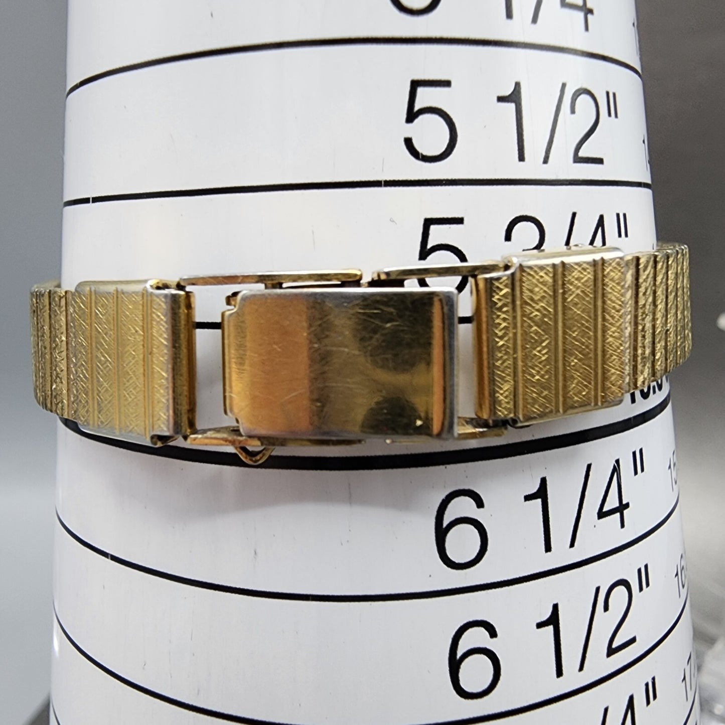 Seiko Watch Women 18mm Gold Dial Gold Tone Rectangle 73205499 New Battery10