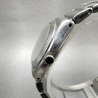 Swatch Irony Watch Women 26mm Black Dial Silver Tone Round New Battery VTG2