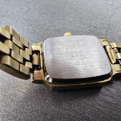 Citizen Tank Watch Women 18mm Champagne Dial Gold Tone 5930-S037107 New Battery9