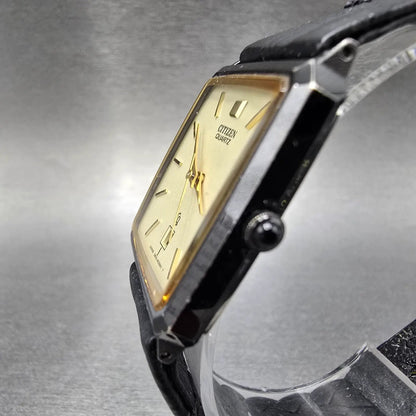 Citizen Tank Watch Men 28mm Champagne Dial Black Date 2818-266528 PARTS3