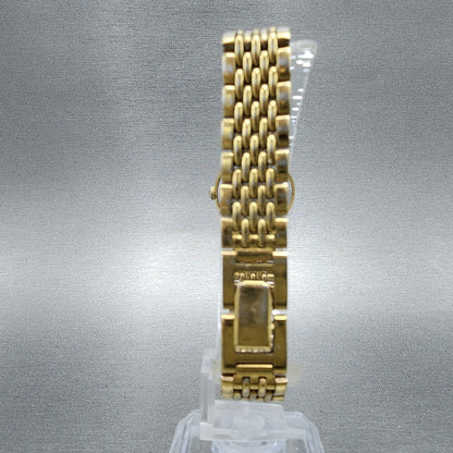 Seiko Watch Women 19mm White Dial Gold Tone Round V4010289 New Battery7