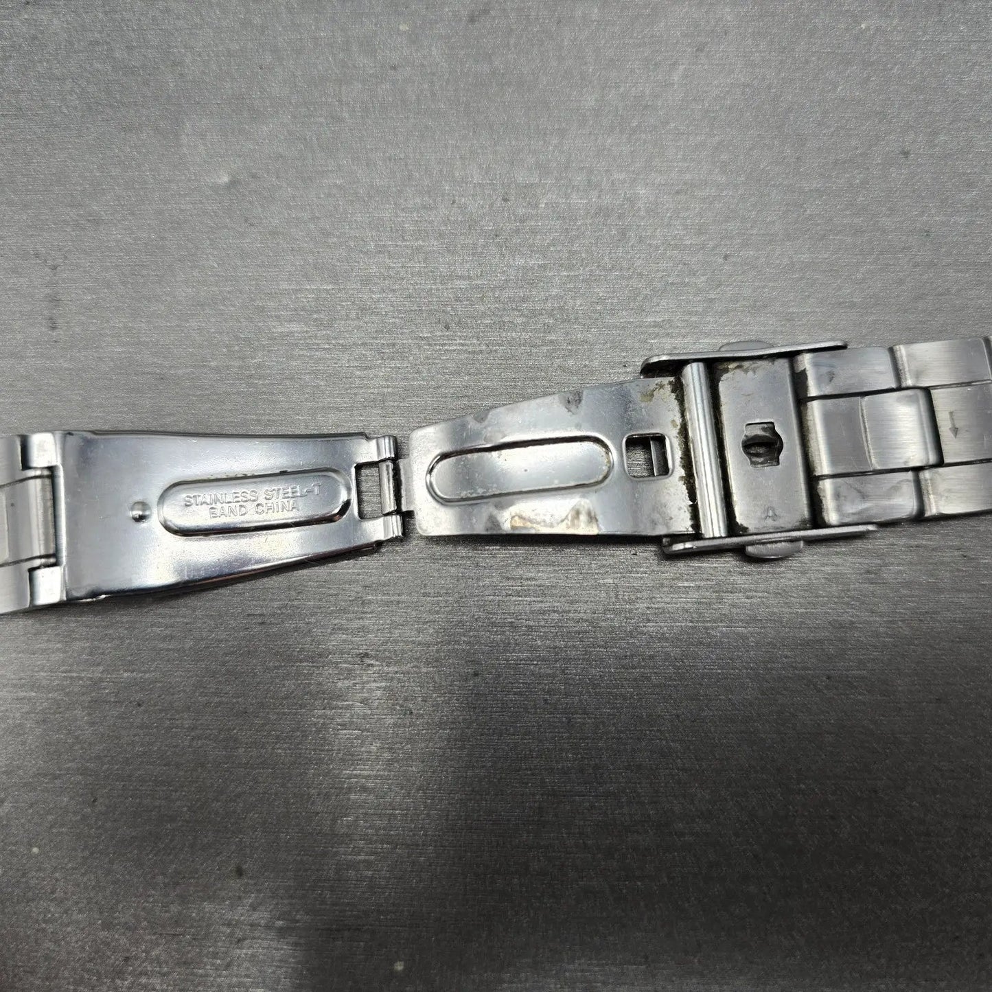 Seiko Bracelet 20mm Stainless Steel Silver Tone Tri Folding Clasp 4A5G1CI Japan15