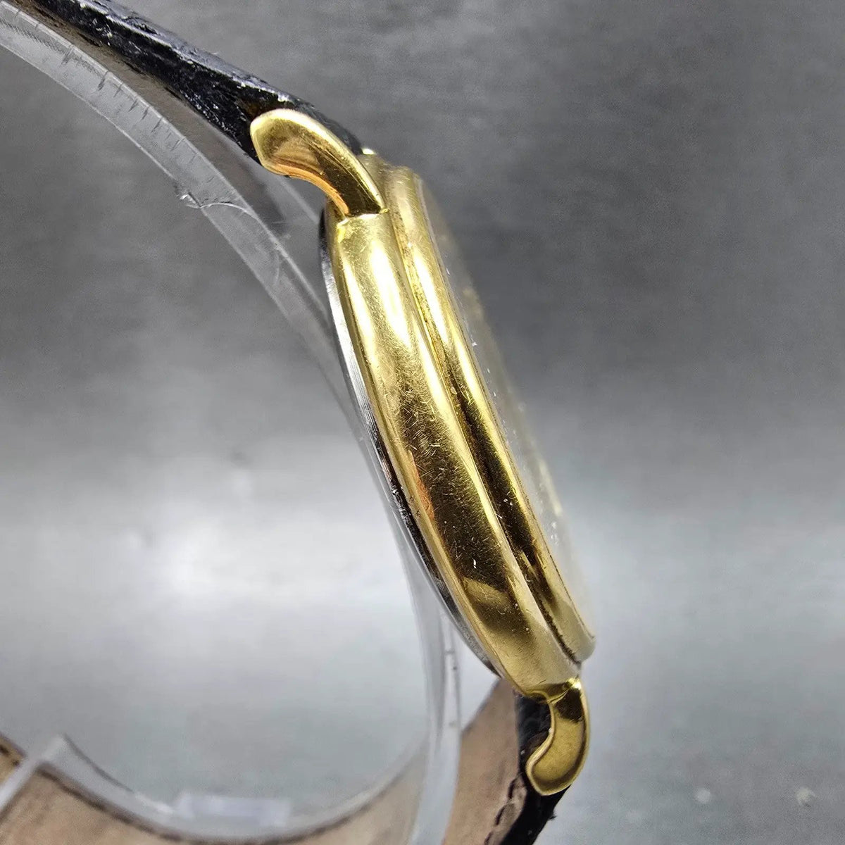 Movado Watch Men 34mm White Dial Gold Round 87-66-885 New Battery VTG Swiss3