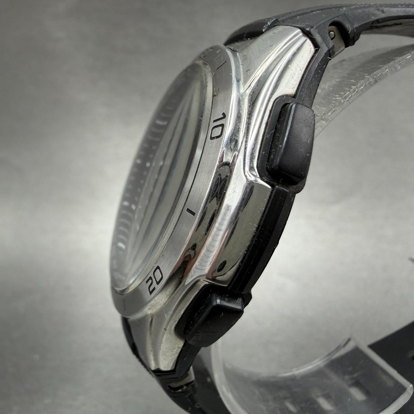 Casio Waveceptor WVQ-M410 Watch Men 43mm Black Dial Silver Tone Date Solar RunsG2