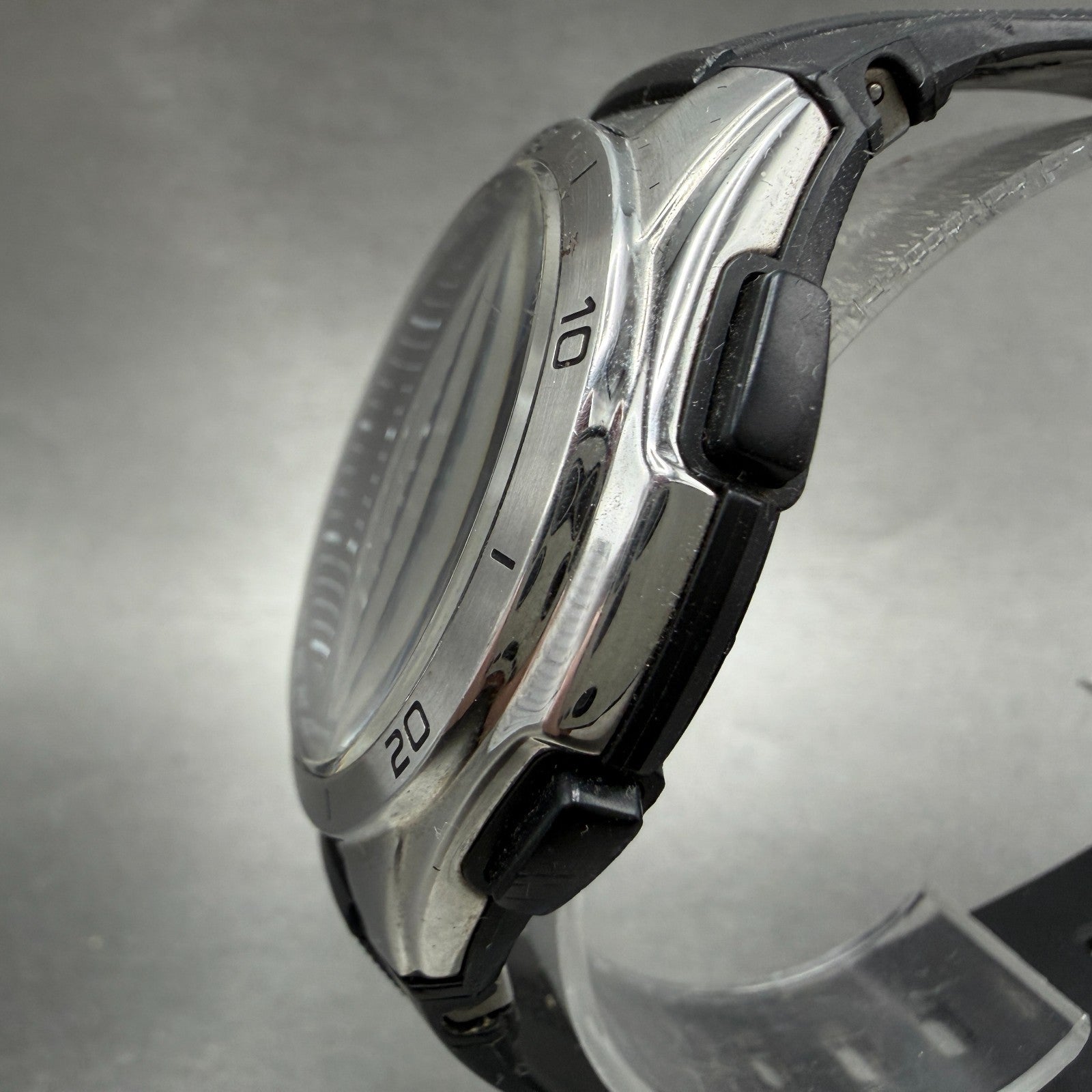 Casio Waveceptor WVQ-M410 Watch Men 43mm Black Dial Silver Tone Date Solar RunsG2