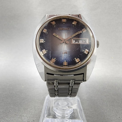 Seiko Lord Matic Watch Men 36mm Blue Dial Silver Tone Daydate 56067231 PARTS6