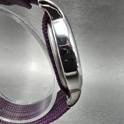 Timex Weekender Watch Men 38mm White Dial Silver Round New Battery T2N652 Purple3