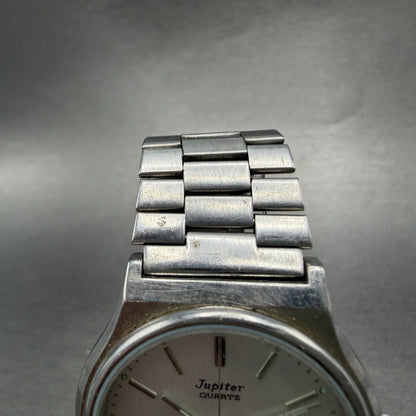 Orient Jupiter Swimmer Watch Men 35mm White Dial Silver Daydate  D39312-71 PARTS5