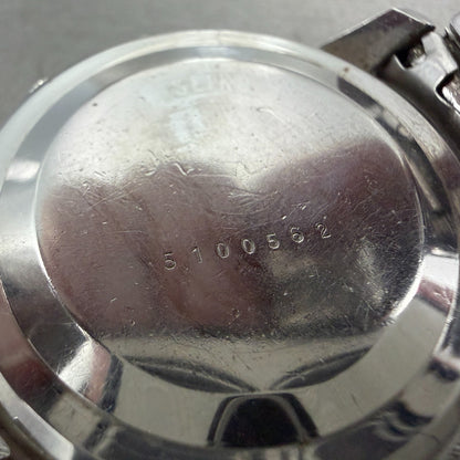 Seiko Sports Matic 5 Deluxe Watch Men 37mm Silver Dial Steel Daydate Round Runs9