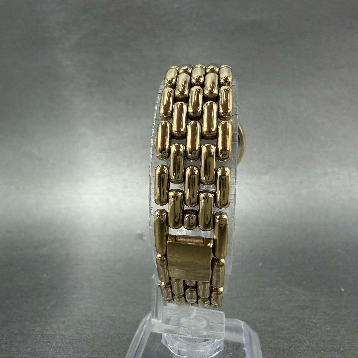 Seiko Creo Watch Women 24mm Champagne Dial Gold Tone Round 2P21-0C00 New Battery7