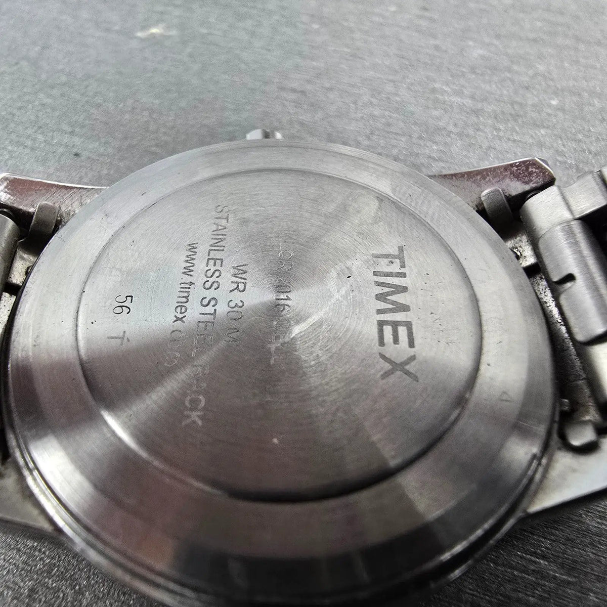 Timex Easy Reader Watch Men 35mm White Dial Silver Tone Daydate T20461 New Battb9