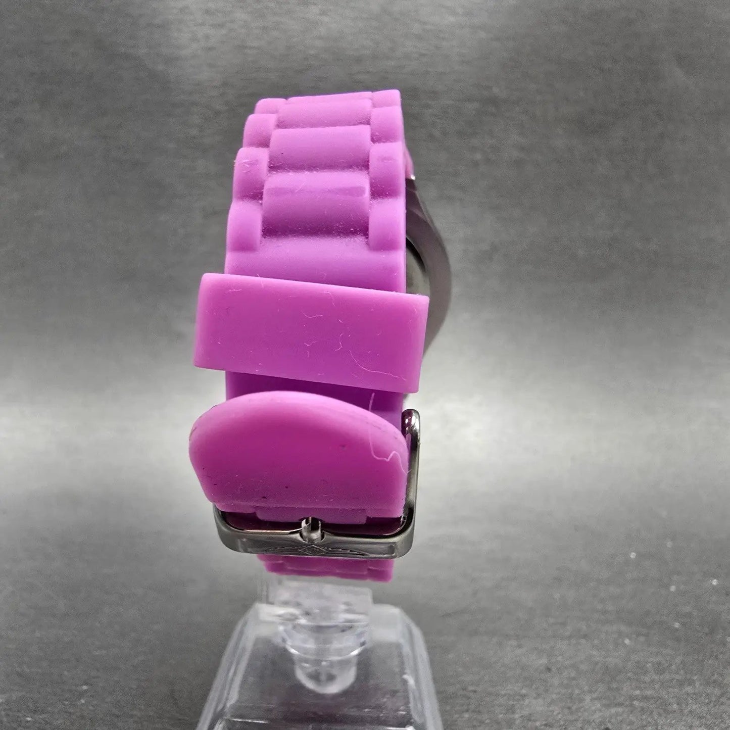 Invicta Angel Dive Watch Women 38mm White Dial Steel Purple Daydate 0698 New Bat7