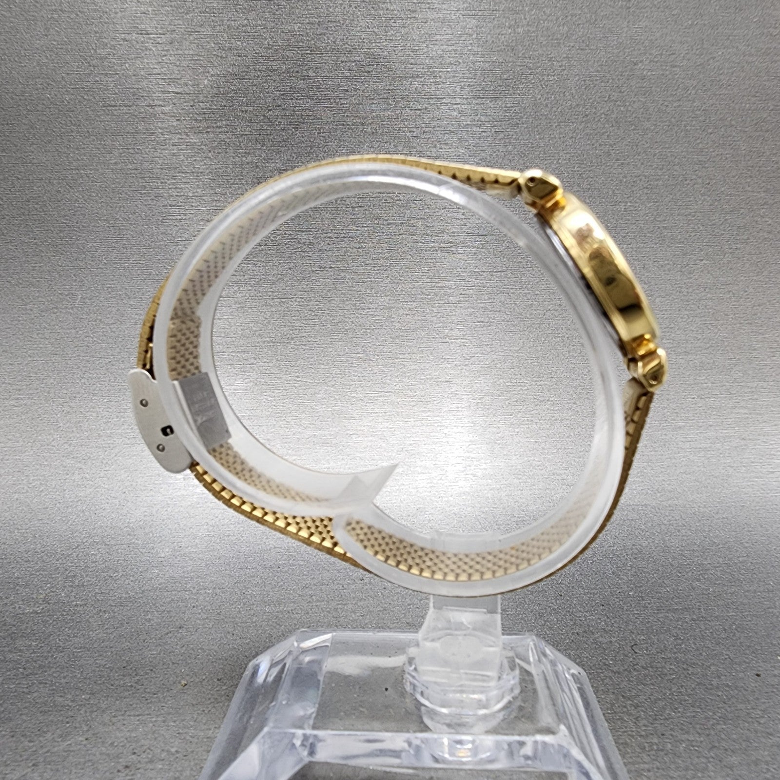 Seiko Watch Women 22mm White Dial Gold Tone Round 4n210052 New Battery9