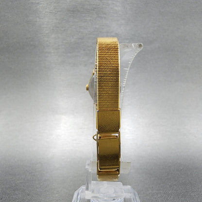 VTG Seiko Watch Women 17mm Champangne Dial Gold Tone Round 2C20-0250 New Battery