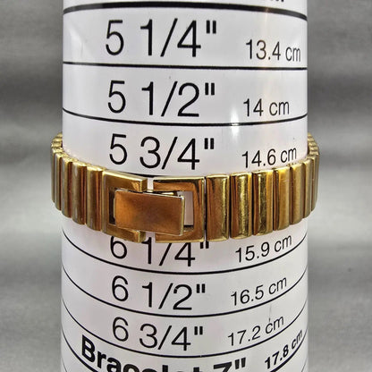 Seiko Halfmoon Watch Women 14mm Gold Dial Gold Tone Asymmetrical New Battery NEW9