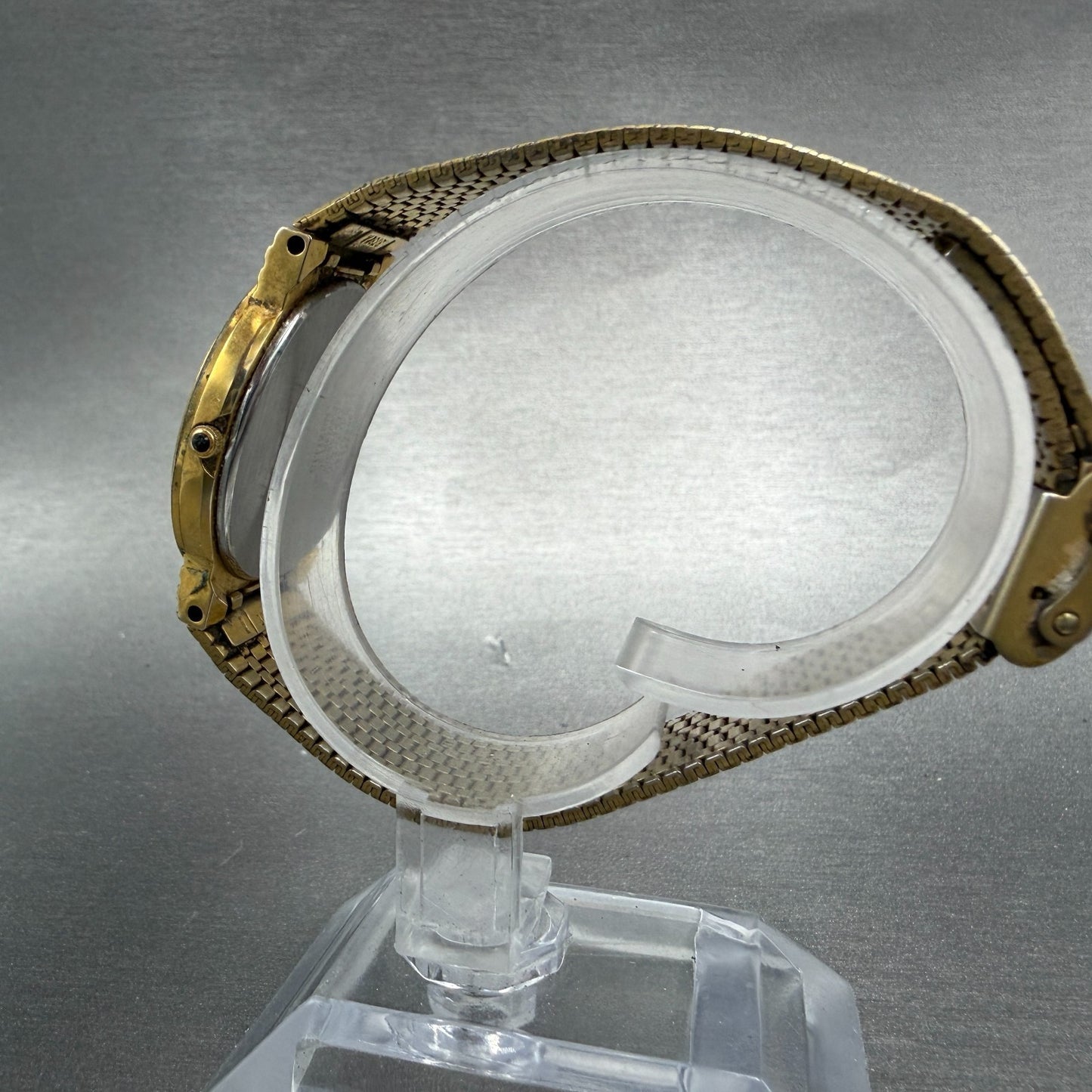 Citizen CQ Watch Unisex 30mm Black Dial Gold Tone Round 3630-361873 PARTS VTG7