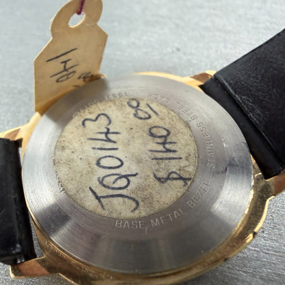 Pulsar Watch Unisex 33mm Gold Dial Gold Tone Daydate Oval Y553-5019 READ!!!!!!!!9