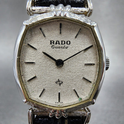 Rado Watch Women 20mm Silver Dial Silver Tone Round New Battery1