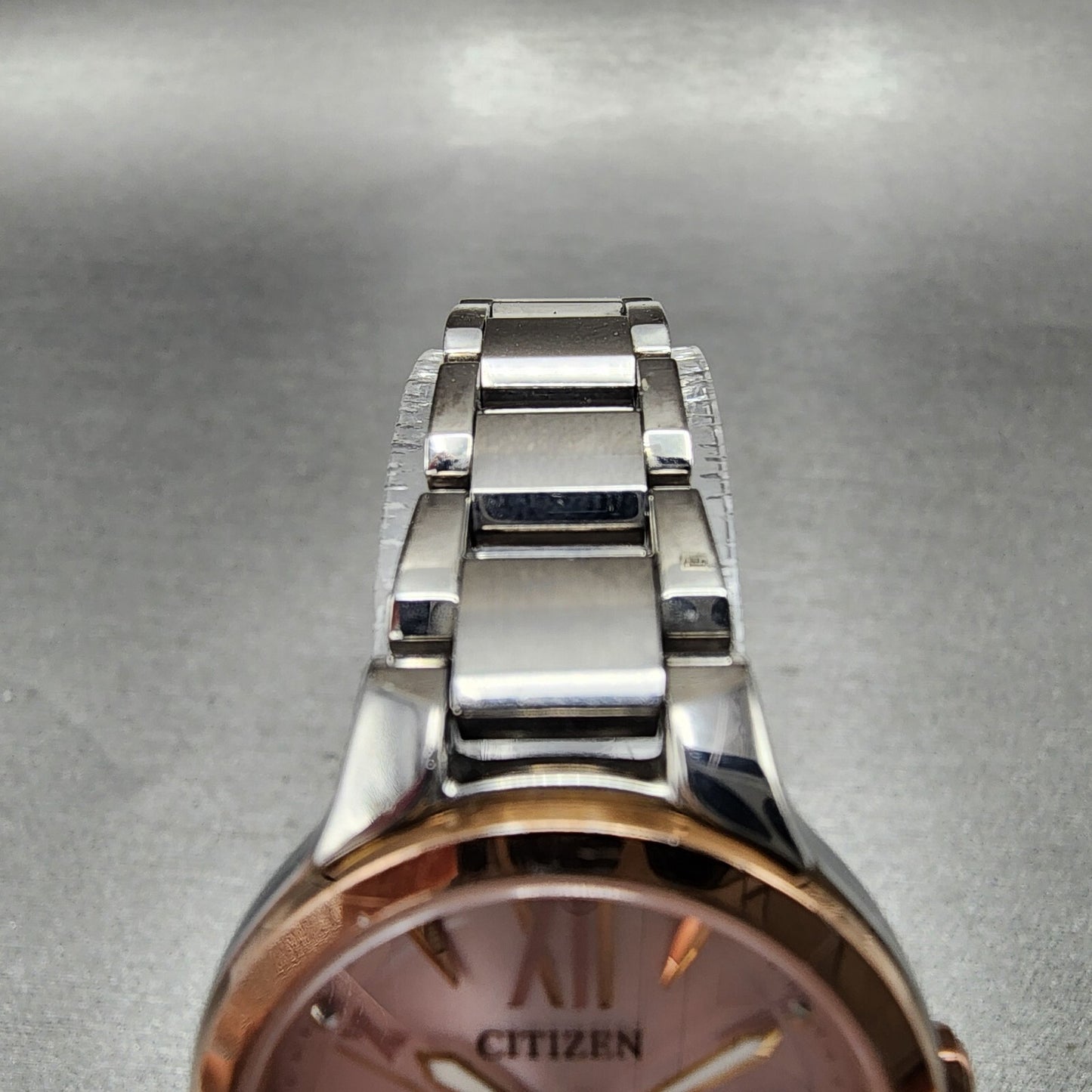Citizen EcoDrive Xc Watch Women 26mm Pink Dial Steel Round Works E001T0203484