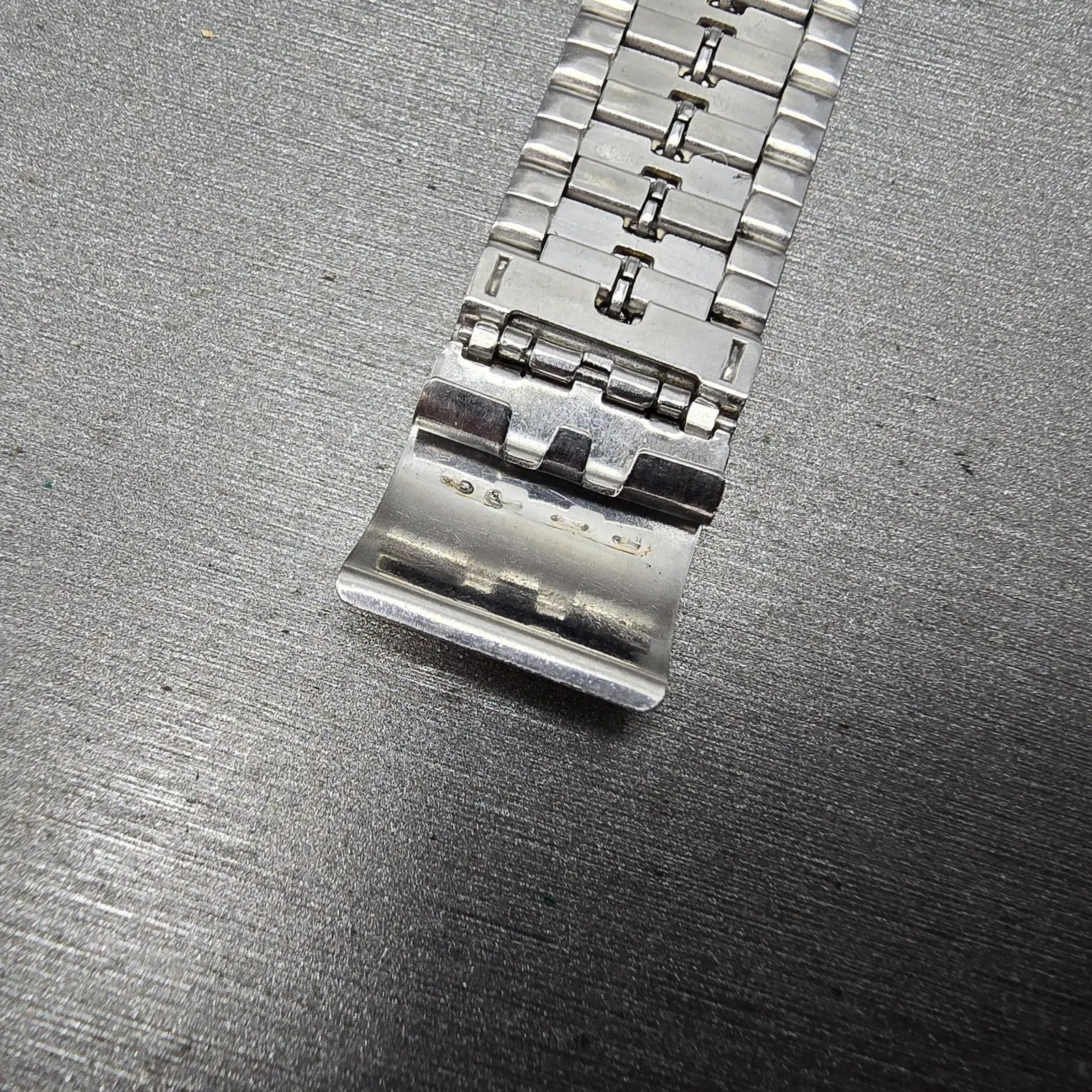 Seiko Bracelet 18mm Stainless Steel Gold Tone Vintage Japan Z1332L Broken Clasp15