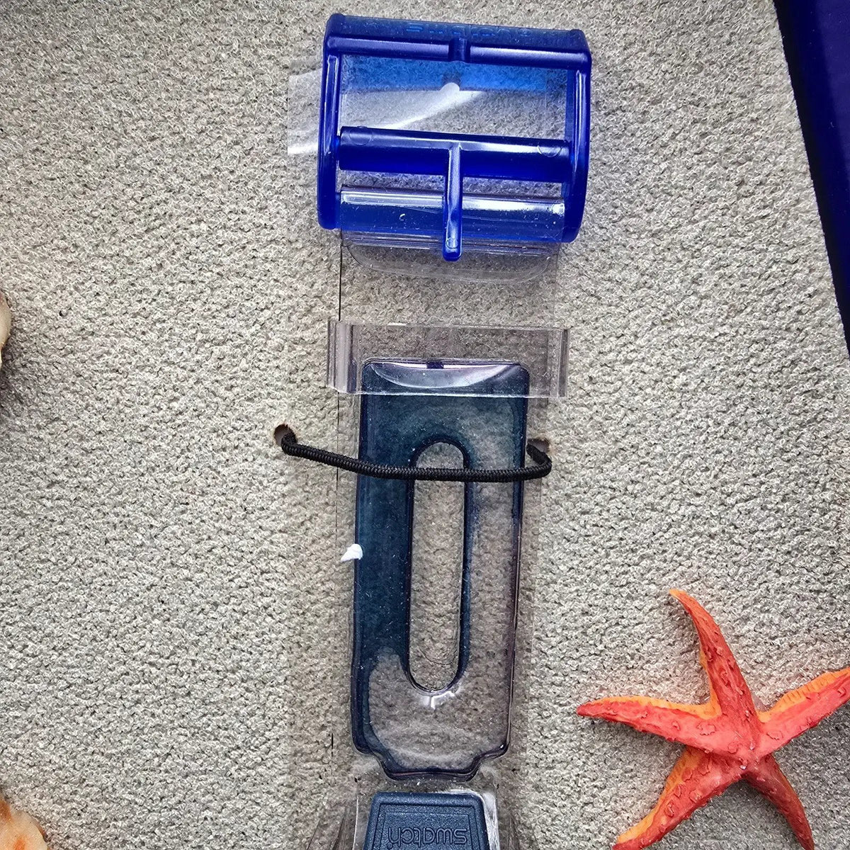 Swatch Scuba 200 Rescue Watch Men 39mm Blue Dial Blue Case SDN904 New Batt NOS10