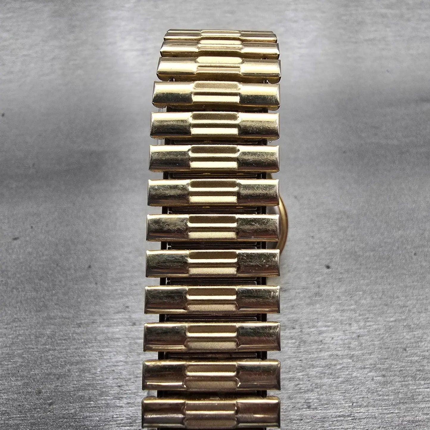 Seiko Pulsar Watch Men 34mm Champagne Dial Gold Tone Daydate Y148-6019 New Batt8