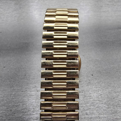 Seiko Pulsar Watch Men 34mm Champagne Dial Gold Tone Daydate Y148-6019 New Batt8